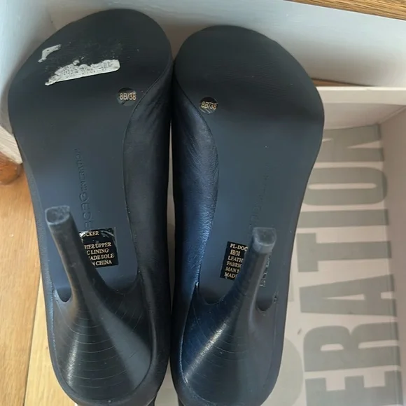 BCBGeneration open toe booties. Silver hardware as shown in pictures. - Picture 5 of 7